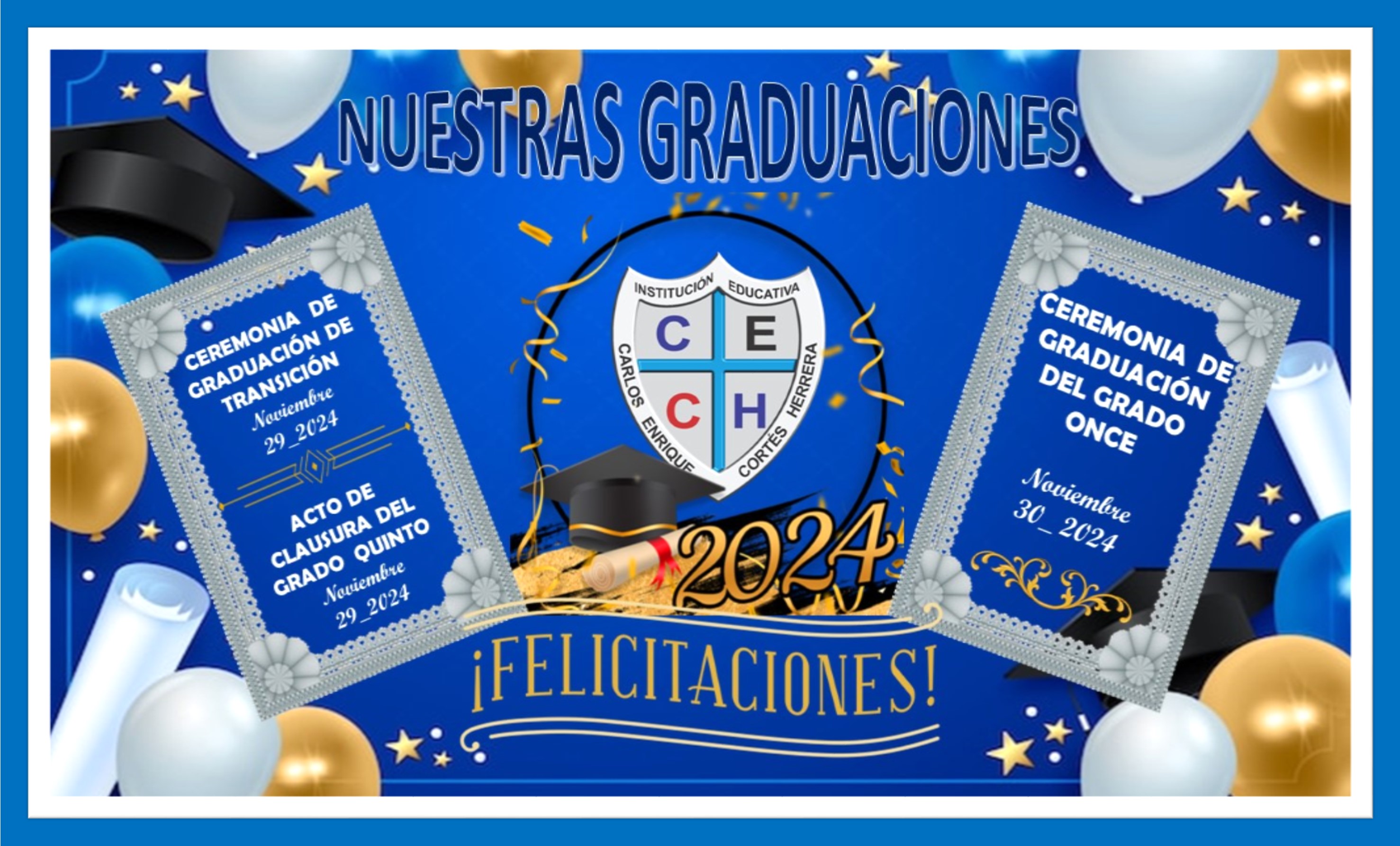 FECHAS DE GRADUACIONES 2024